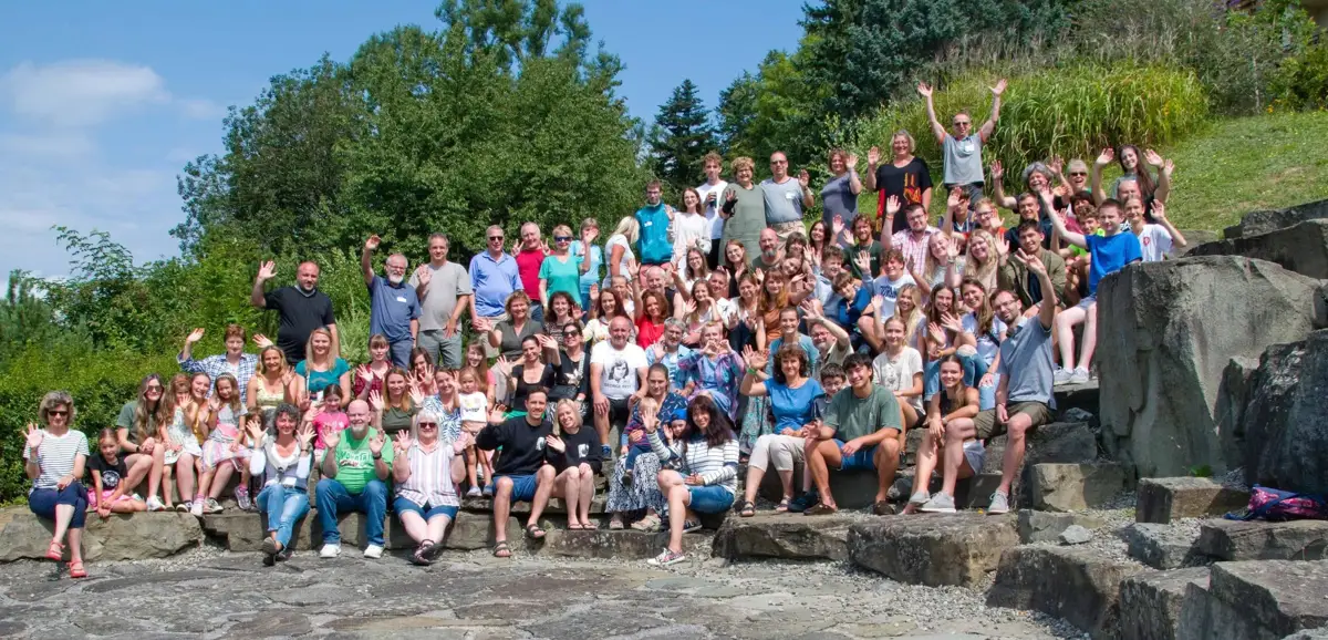 Skupinová fotka účastníků English Campu